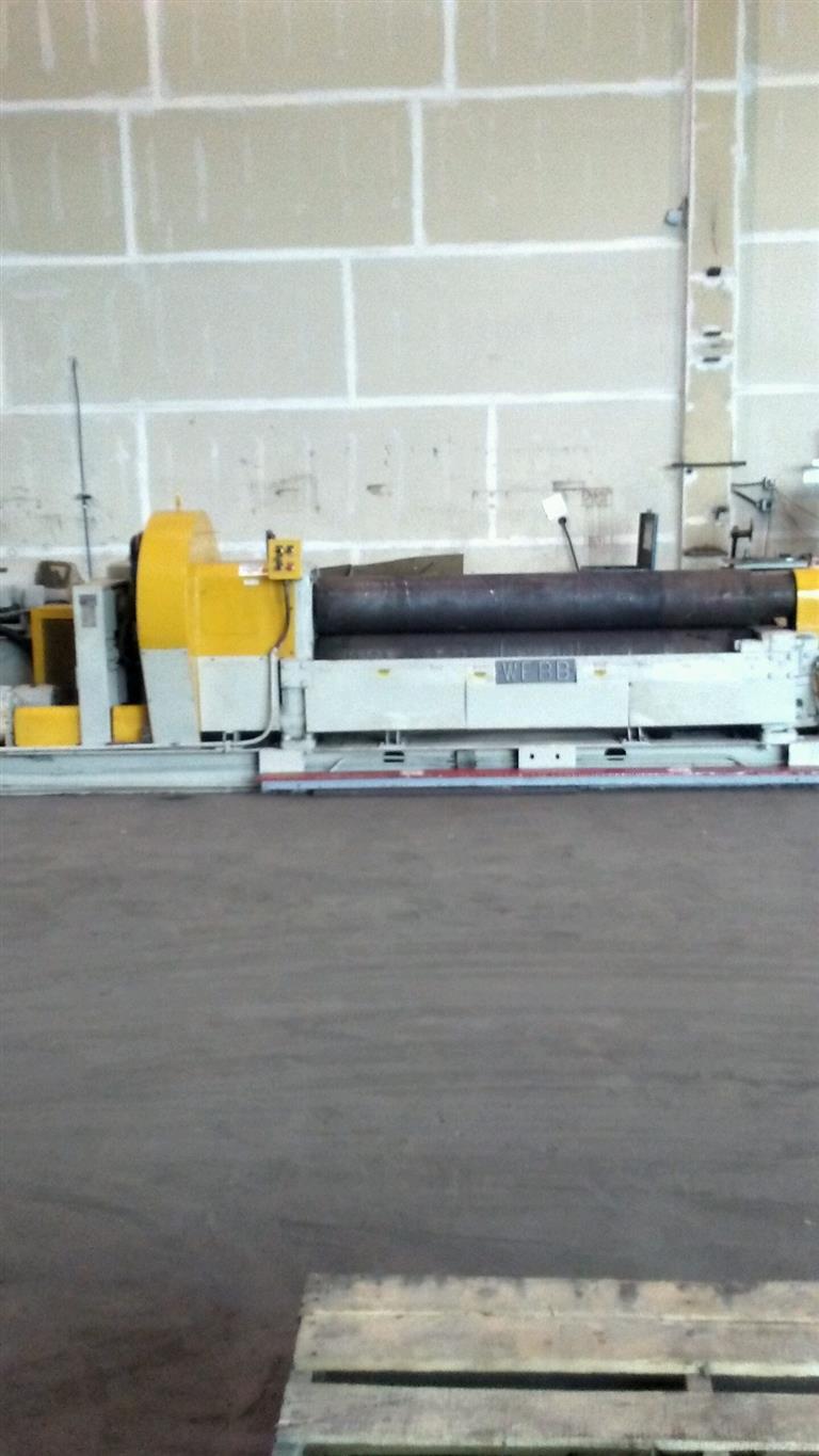 Webb 8` x 3/4" Plate Roll, Machine ID: 7309